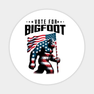 Vote For Bigfoot 2024 Magnet